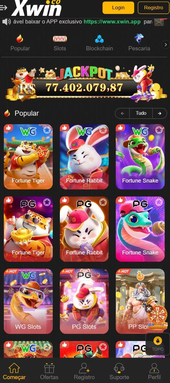 A terceira imagem do aplicativo, plataforma de apostas online com os melhores jogos de apostas e as maiores recompensas em dinheiro